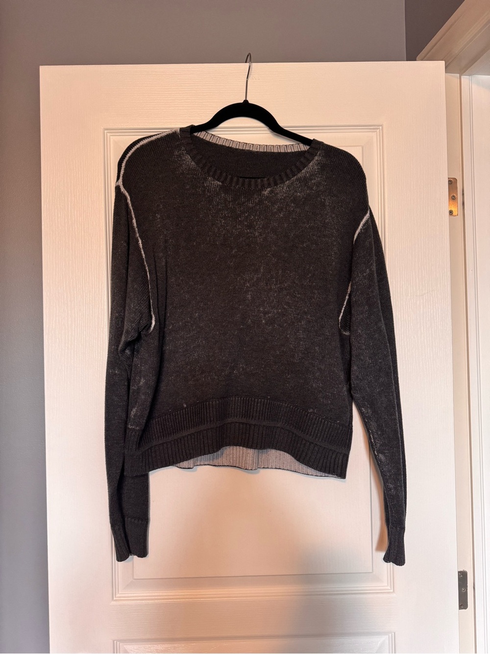 lululemon athletica Charcoal Crewneck Sweater